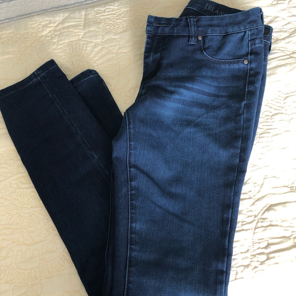 Blank NYC dark washed skinny jeans